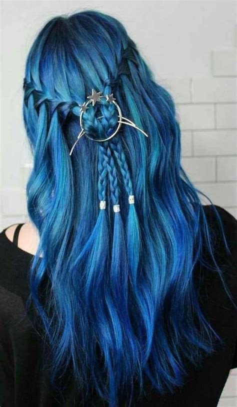 Blue Hair Color Hairminia Hair Color Blue Blue Hair Womens Hairstyles