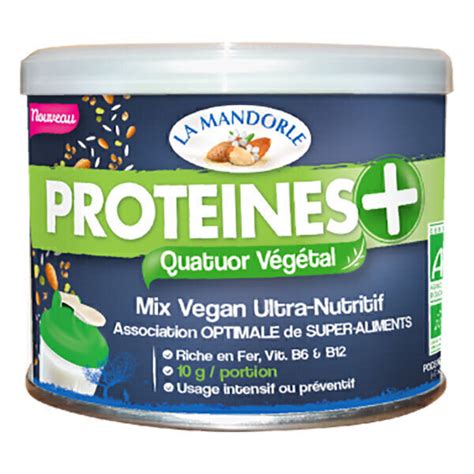 Protéines Mix Vegan Ultra Nutritif 70g La Mandorle
