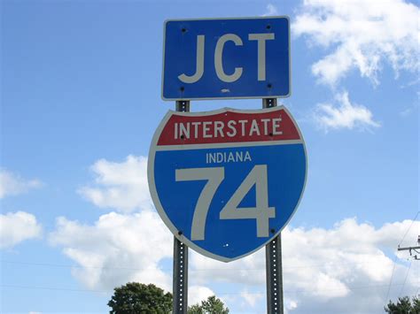 Indiana Interstate 74 Aaroads Shield Gallery