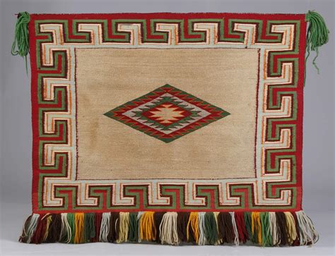 Navajo Wsome Germantown Saddle Blanket Cottone Auctions