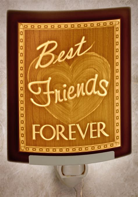 Best Friends Forever Curved Night Light | Night light, Best friends