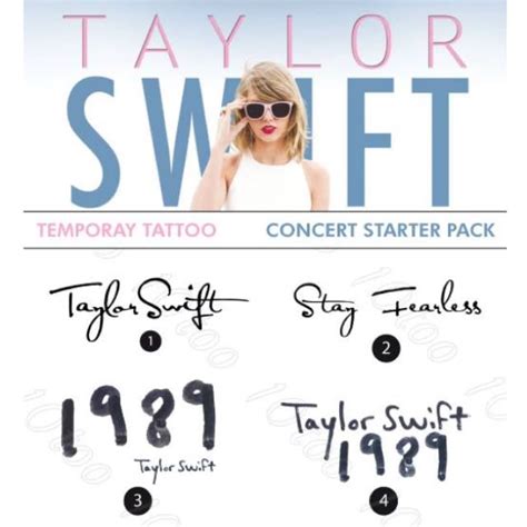 Taylor Swift Temporary Tattoo Womens Fashion Bags And Wallets Cross