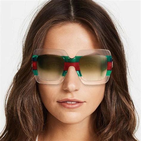 Realstar 2018 Square Frame Luxury Sunglasses For Women G Brand Glasses