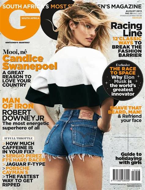 Candice Swanepoel On Cover Magazine Photoshoot For Gq South Africa