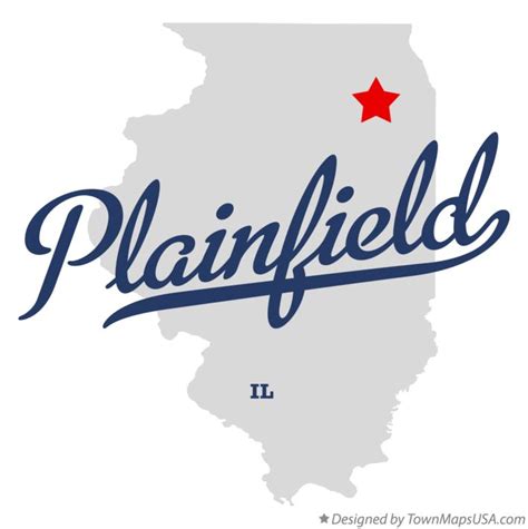 Map Of Plainfield Il Illinois