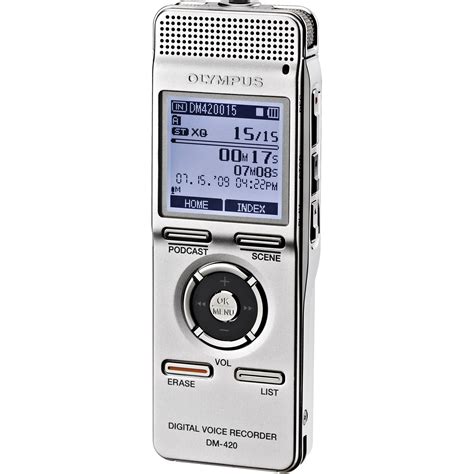 Used Olympus Dm 420 Digital Voice Recorder 2gb 140146b Bandh