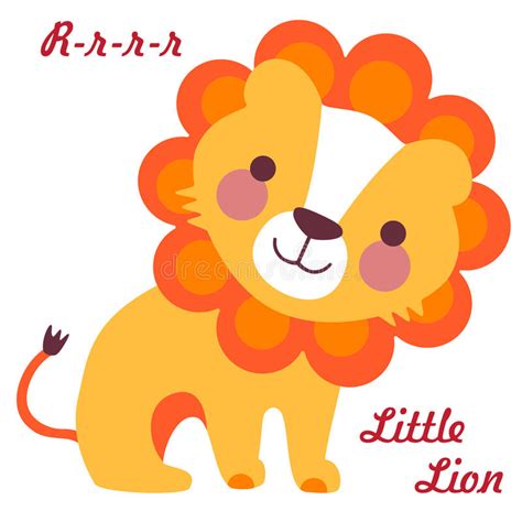 Little Lion Stock Vector Image 63043908