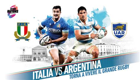Italia Argentina Rugby Test Match Dove Vederla In Tv E Streaming Mam E