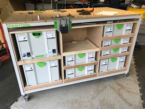 Whether you like it or not, the festool brand makes handy tools that works pretty well. First Project - DIY MFT | Woodworking storage, Easy woodworking projects, Woodworking desk