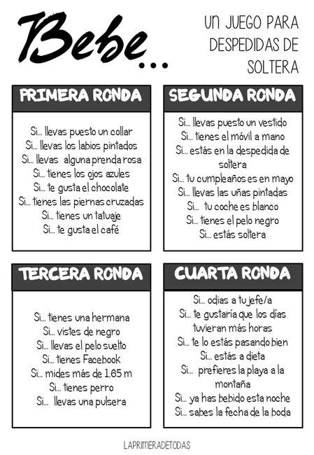 Juegos Para Tu Despedida De Soltera Foro Antes De La Boda Mx