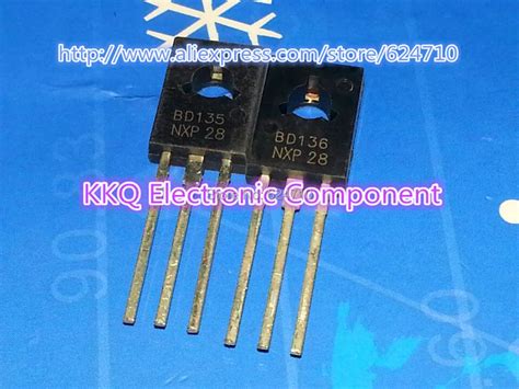 Bd135 5pcs Bd136 5pcs Transistor To 126 Silicon Pnp Npn Epitaxial