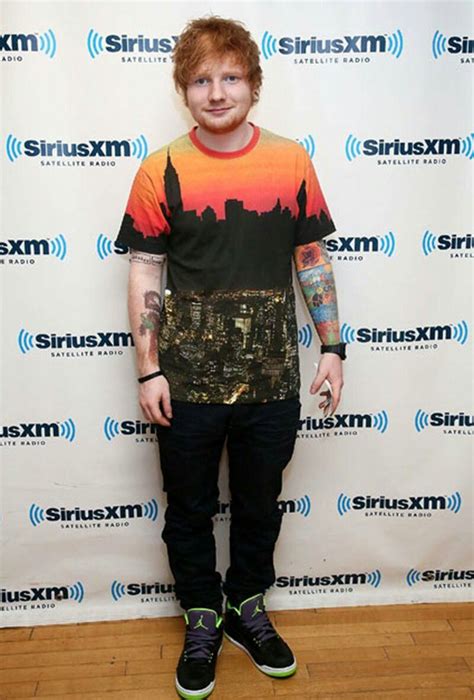 That Time When Ed Sheeran Wore An Entire City On His T Shirt Just
