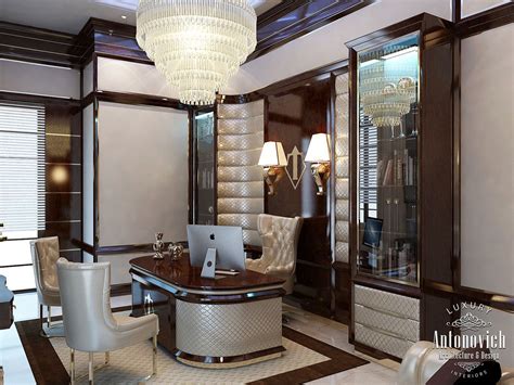 Office Interior From Luxury Antonovich Design On Behance