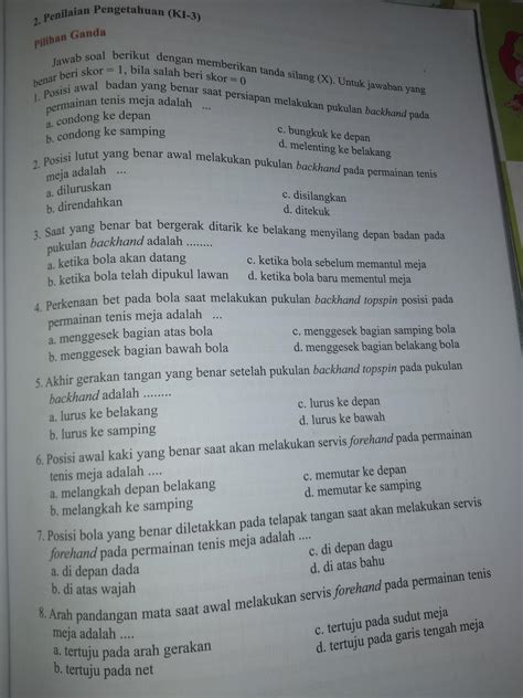 Download Kunci Jawaban Buku Pjok Kelas 6 Kurikulum 2013 Pics