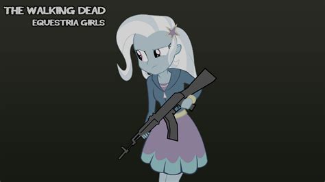 The Walking Dead Equestria Girls Trixie By Ngrycritic On Deviantart