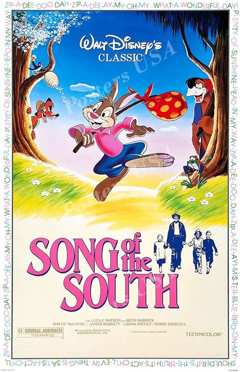 Poster Usa Disney Classics Song Of The South Technicolor