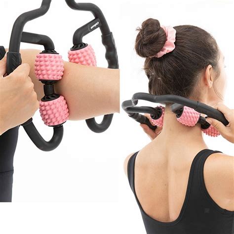 Handheld Acupressure Roller Massager For Leg Arms Neck Full Body Relaxation Tool Ebay