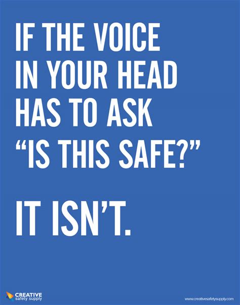Welcome to the web's first page of quotations dedicated to safety. Funny Workplace Safety Quotes