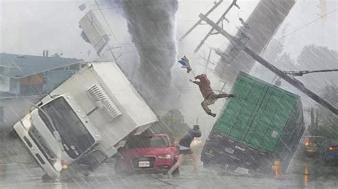 Unbelievable Scary Natural Disasters Tsunami Landslide Storm
