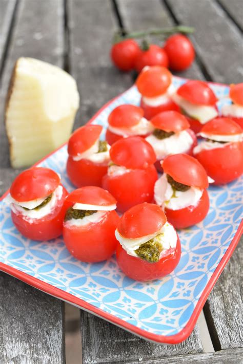 Tomates Cerises Au Fromage Et Pesto Recette Ap Ritive