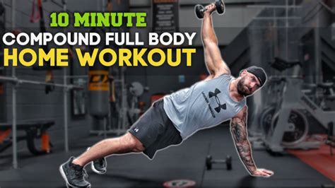 Full Body Dumbbell Workout Follow Along 10 Min At Home No Repeat