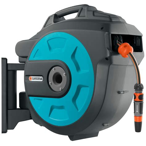 Gardena 25m Automatic Roll Up Wall Mounted Hose Reel Co