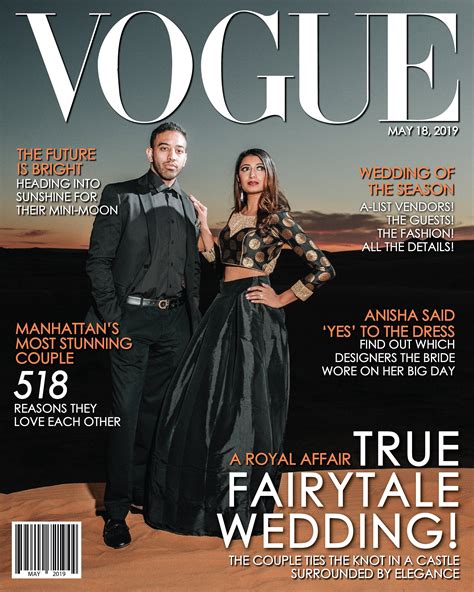 Fake Vogue Cover Template
