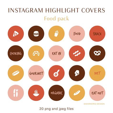 Instagram Food Blogger Highlight Cover Restaurant Instagram Story