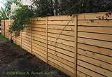 Horizontal Wood Fencing Pictures