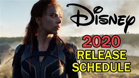2020, cursed year that it was, represented the first turn of the calendar since 2009 that did not feature an entry in the marvel cinematic universe. Disney's Updated 2020 Movie Release Schedule - YouTube
