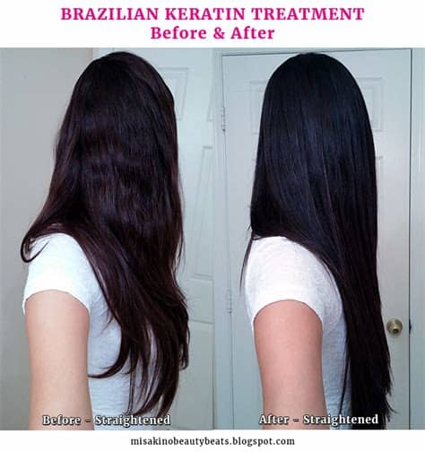 Hair relaxer, otherwise known as hair straightener, is used on hair that is naturally curly or wavy in order to attain a straighter, sleeker look. Brazilian Keratin Treatment: Before and After - MISAKINO