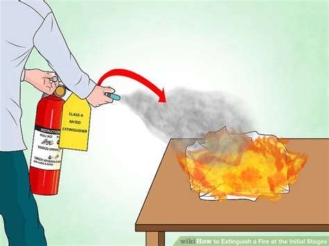 There are a number of different types of portable fire to stop discharge, release the handles. 3 Ways to Extinguish a Fire at the Initial Stages - wikiHow