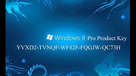 Windows 8 Pro Product Key Youtube