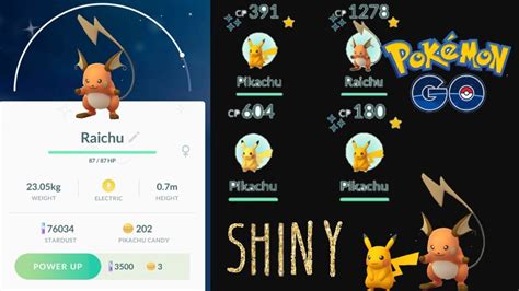 Pokemon Go Pikachu Et Raichu Sont Maintenant En Version Shiny 296