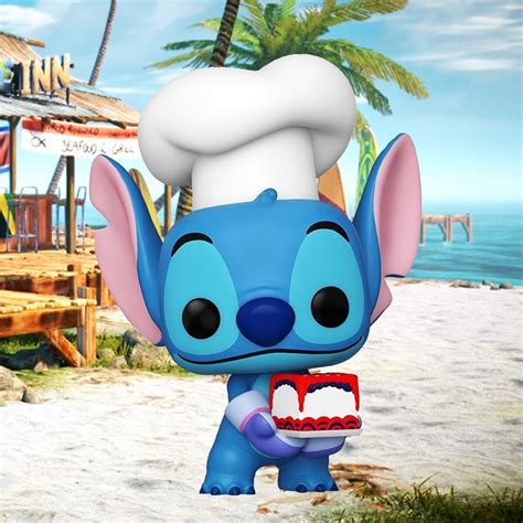 Lilo & Stitch Funko Pop! Chef Stitch (as Baker) (Shared Sticker) #978 ...