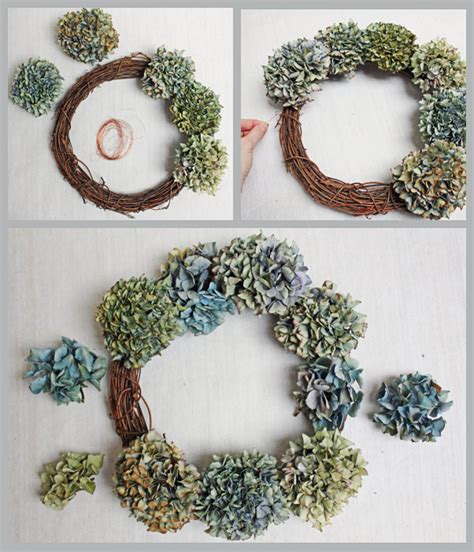 How To Make A Dried Hydrangea Wreath Apartment Apothecary