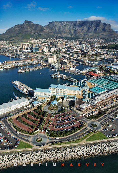 Aerial View Of Cape Town Harbour South Africa Pretoria Beautiful
