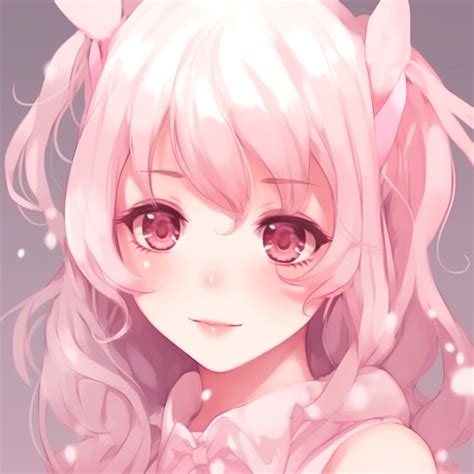 Cherry Blossoms And Pink Haired Girl Adorable Pink Anime Girl Pfp