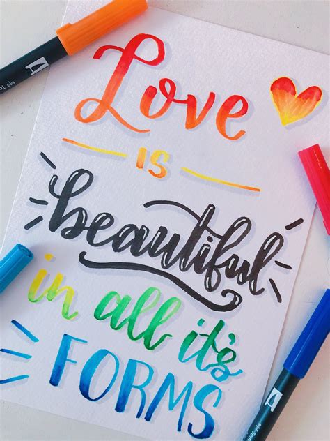 Colorful Calligraphy Quotes About Love Lissimore Photography