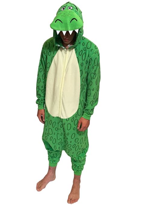 Toy Story Adult Mens Rex Union Suit Costume