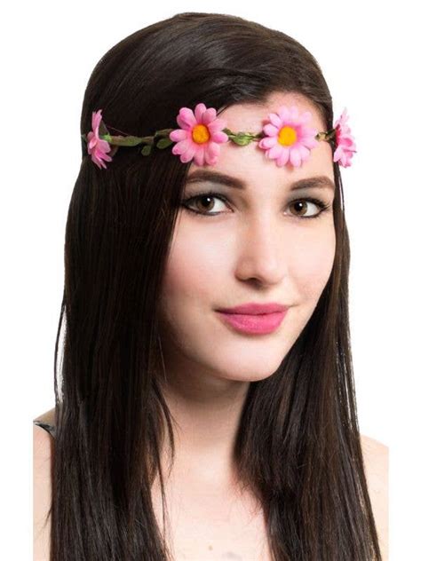 Pink Daisy Flower Crown Daisy Flower Headband Accessory