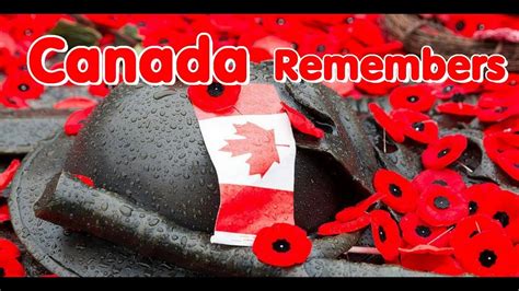 Canada Remembrance Day Youtube