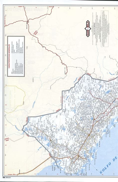 Sinaloa State Map Free Detailed Map Of Sinaloa State Mexico