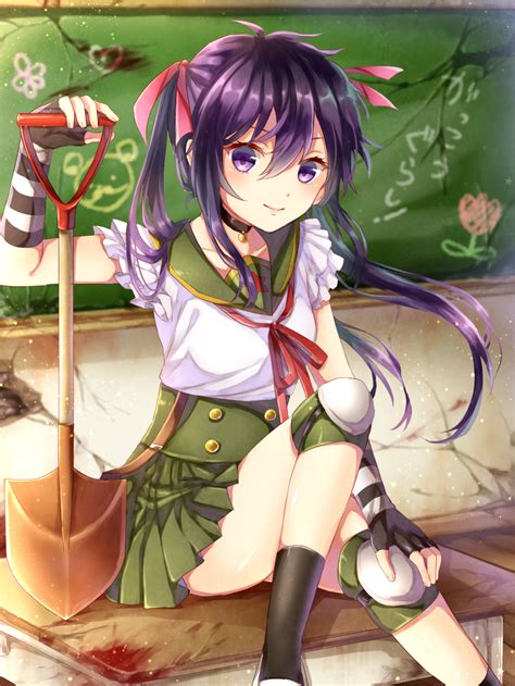 Ebisuzawa Kurumi Gakkou Gurashi Drawn By Poison916 Danbooru