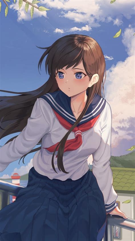Anime Girl School Wallpapers Top Free Anime Girl School Backgrounds