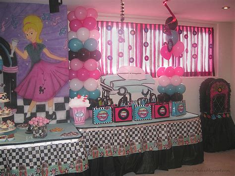 A theme restaurant is a type of restaurant that uses theming to attract diners by creating a memorable experience. Party-Tales: ~ Birthday Party ~ 50's Diner Sock Hop Party ...