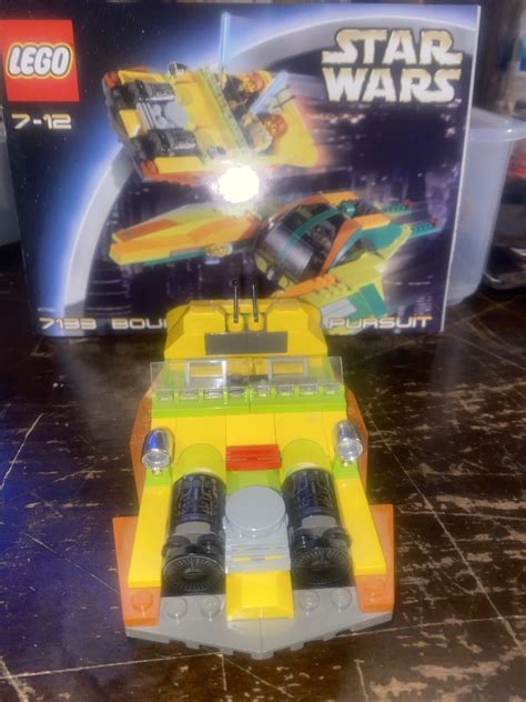 Lego Star Wars Bounty Hunter Pursuit 7133 Pre Owned 1 Complete Ship