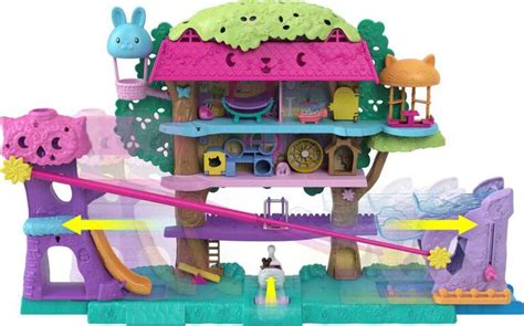 Polly Pocket Pollyville Pet Adventure Treehouse Playset Toys R Us Canada