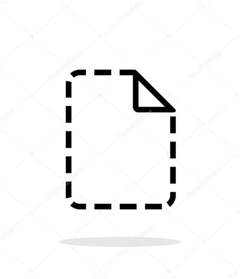 Missing File Icon On White Background Stock Vector Image By ©tkacchuk