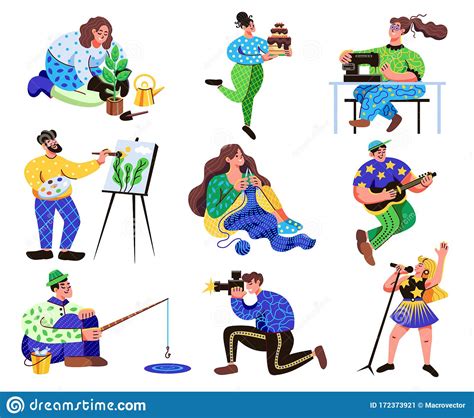 Hobbies Ilustraciones Stock Vectores Y Clipart 1014 Ilustraciones